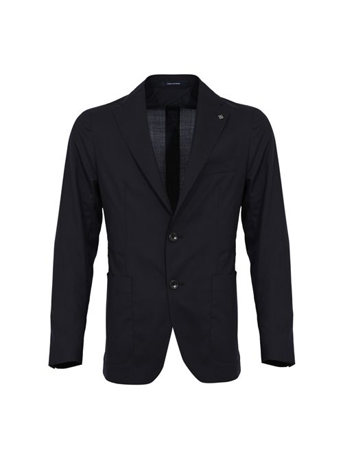 Giacca Montecarlo in misto lana e seta Blu Tagliatore | 1SMC22K 520109 B32381254